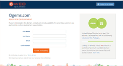 Desktop Screenshot of ogems.com